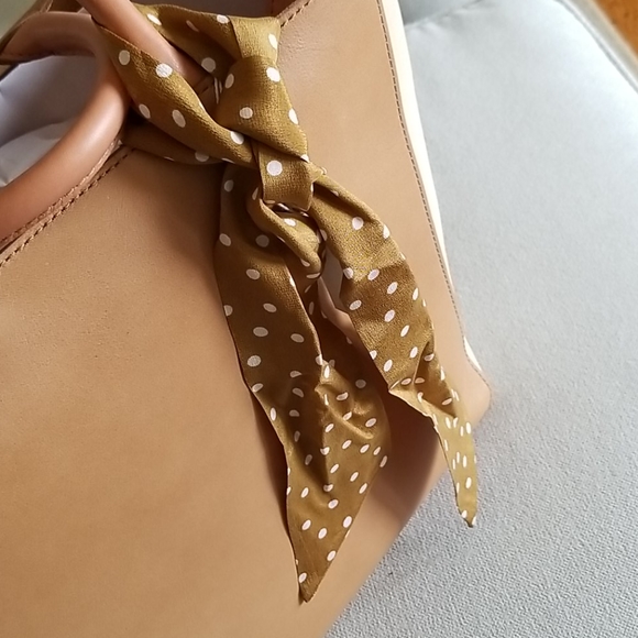 Madewell Silk Skinny Bandana in Egyptian Gold - Picture 2 of 5